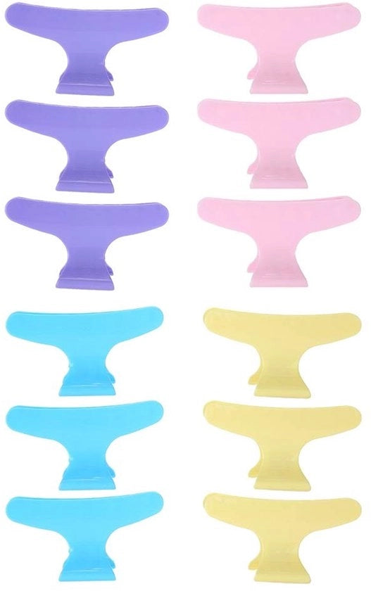 Clip per capelli colorati con disegno farfalla per donne - adatto per parrucchieri - strumenti per la styling - clip per capelli per donne - idoneo per capelli - clip per capelli