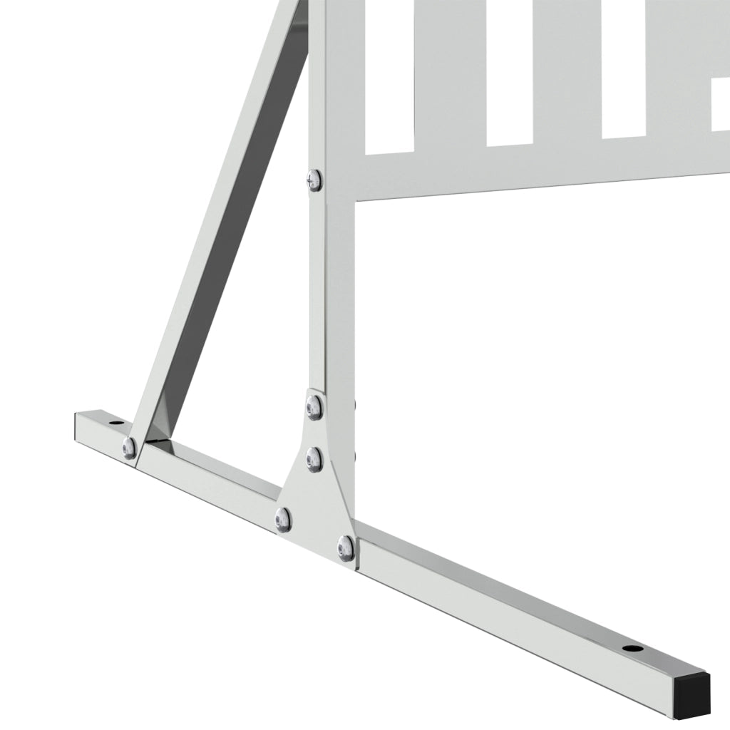Schermo per la Privacy 180 cm Acciaio Zincato