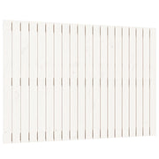 Testiera | Testata da Parete Bianca 127,5x3x90 cm Legno Massello di Pino