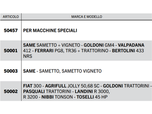 Braccio terzo punto meccanico C1 filetto M22x2.5 completo - 50001