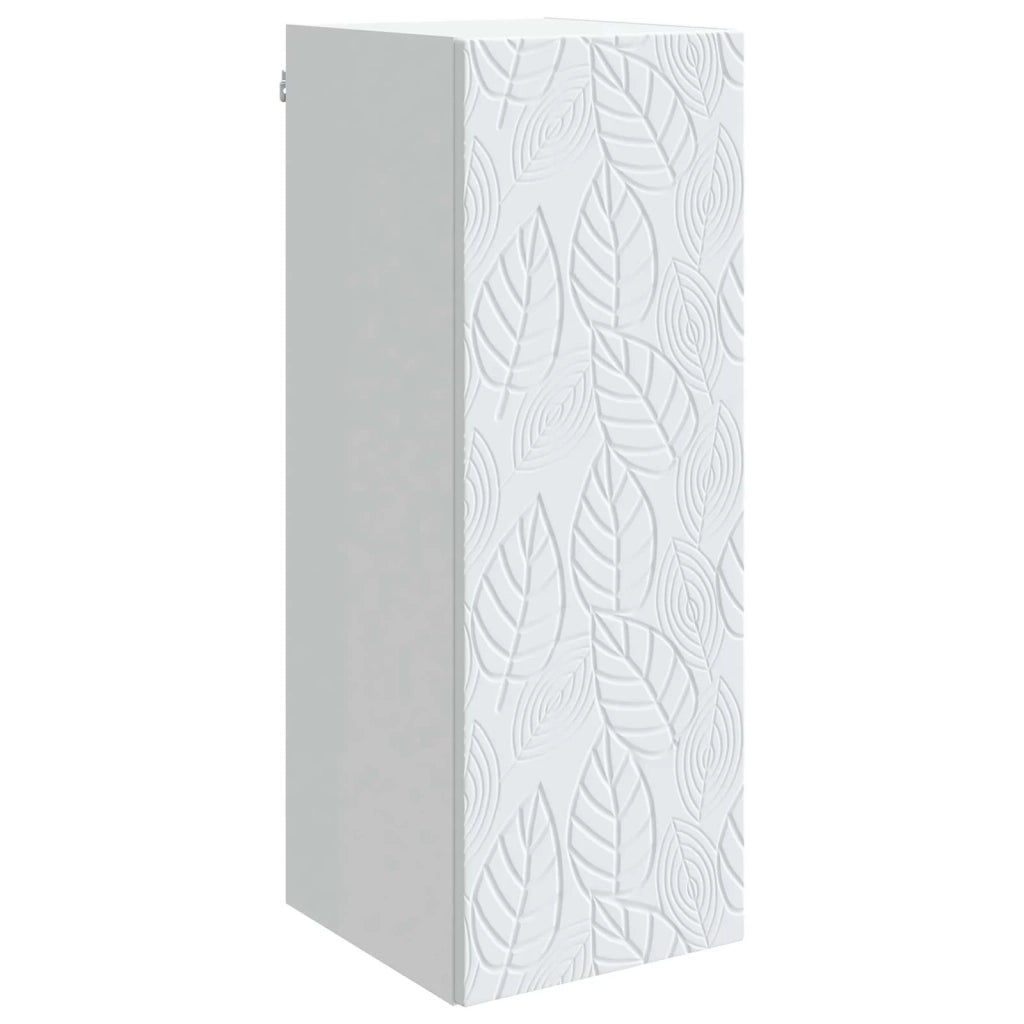 Mobiletto a muro Bianco 33 x 34,5 x 90 cm Legno ingegnerizzato 898755