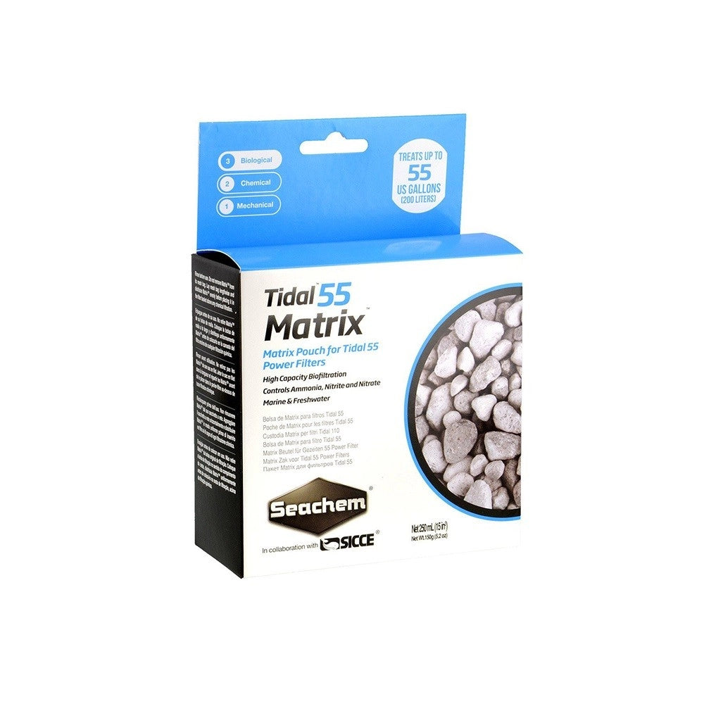 Seachem Matrix per Tidal 55 250ml - materiale biologico con calza