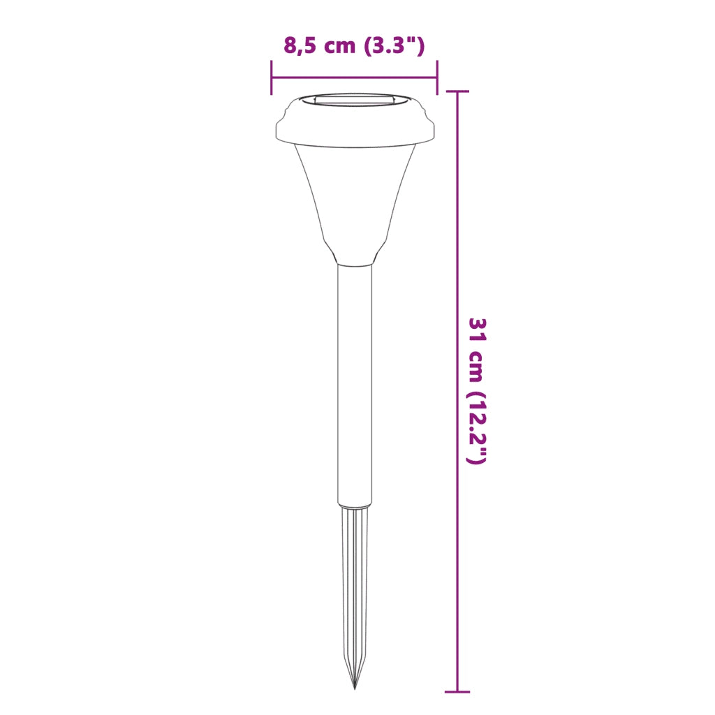 Luci Solari per Percorsi con Picchetti 12 pz Bianche CFW4373374