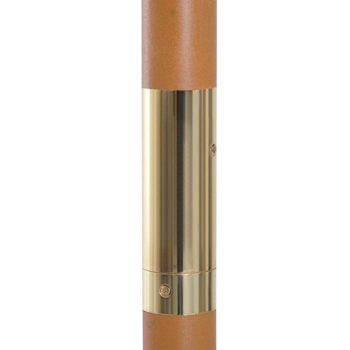 Ombrellone da Giardino 2x3 m Palo Ø38 mm in Legno e Poliestere Bordeaux