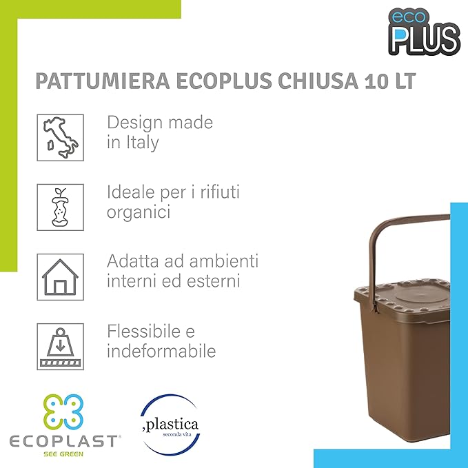PATTUMIERA ECOPLUS CHIUSA
