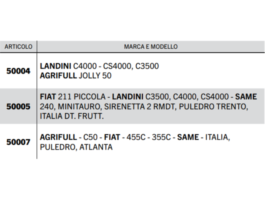 Braccio terzo punto meccanico C1 filetto M24x2.5 completo - 50007