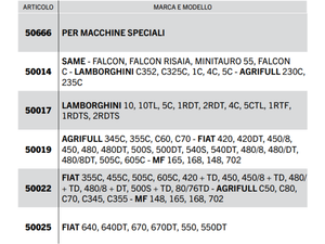 Braccio terzo punto meccanico C1 filetto M27x3 completo - 50022