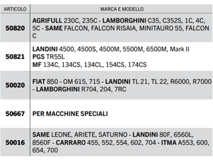 Braccio terzo punto meccanico C1 filetto M27x3 completo - 50667
