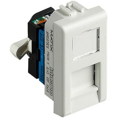 Bticino Matix presa RJ45 Toolless CAT 6E UTP AM5979C6