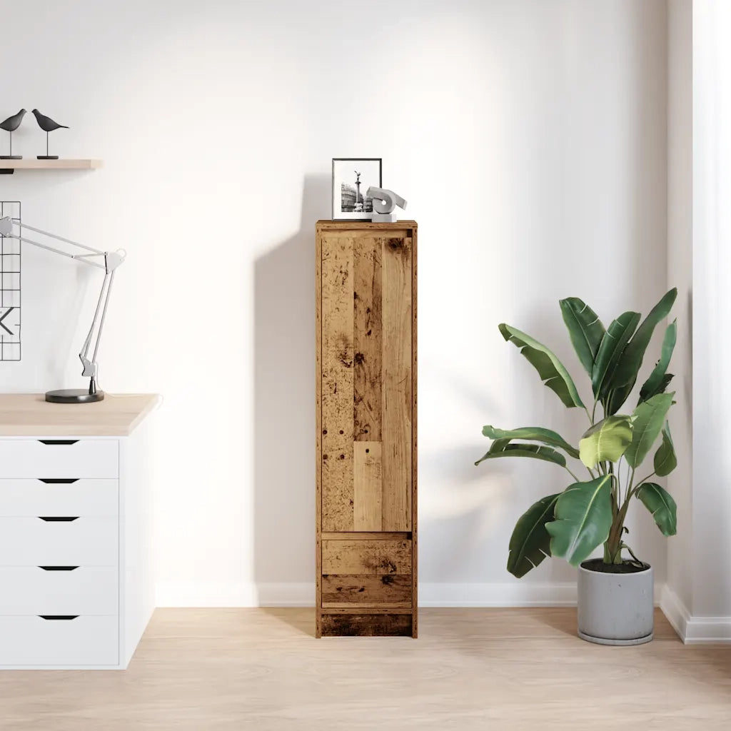 Credenza Legno Antico 29,5x34x119,5 cm in Truciolato 861659