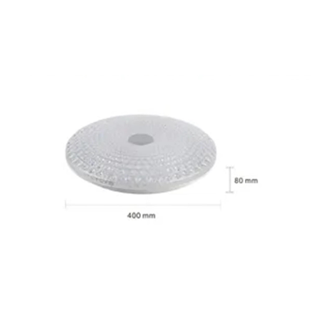 Trade Shop - Plafoniera Da Soffitto 45 W Design Cristalli Luce Fredda Fst-40a45906 Interna 40cm -