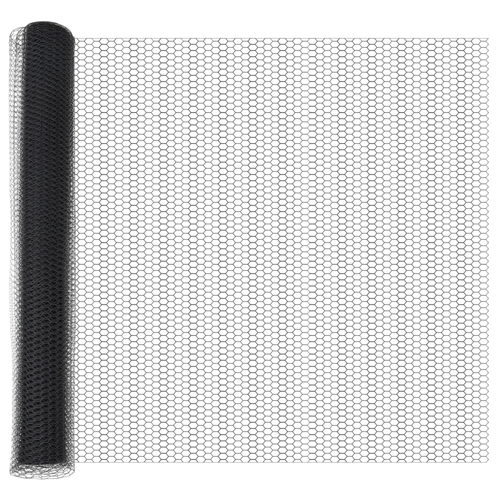 Recinzione Esagonale  Grigio 1.4x25 m Acciaio