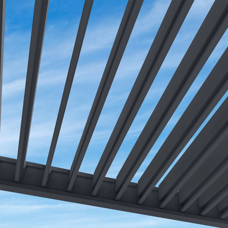 Pergola bioclimatica OmbrÃ©aÂ® VS autoportante 3x4M - Antracite