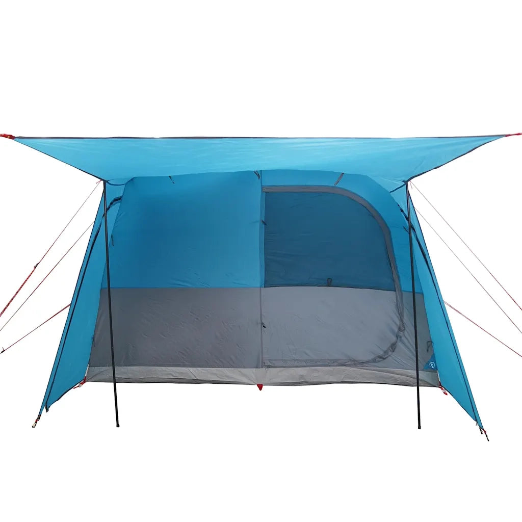 vidaXL Tenda da Campeggio da Auto per 4 Persone Blu Impermeabile
