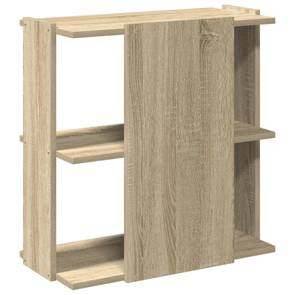 vidaXL Libreria 3 Ripiani Rovere Sonoma 60x30x60 cm Legno Multistrato