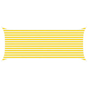 Vela Parasole | Telo Ombra | Vela da ombra solare Giallo e Bianco 5 x 2 m