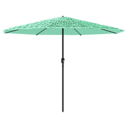 Ombrello | Parasolne Giardino con Palo in Acciaio Verde 324x324x247 cm