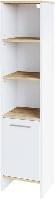 Mobile bagno alto Elvio, Bianco, 32 x 136.6 cm