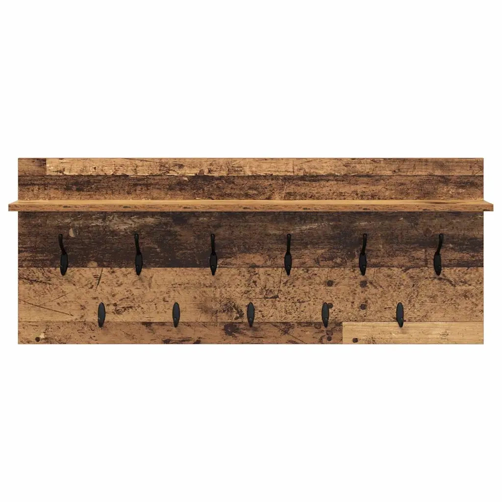 Appendiabiti a muro Legno vecchio 100 x 40 x 12 cm CFW5964040