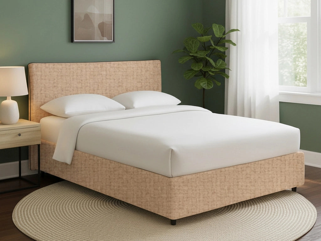 Louth, Letto Singolo Sfoderabile Made in Italy, Beige