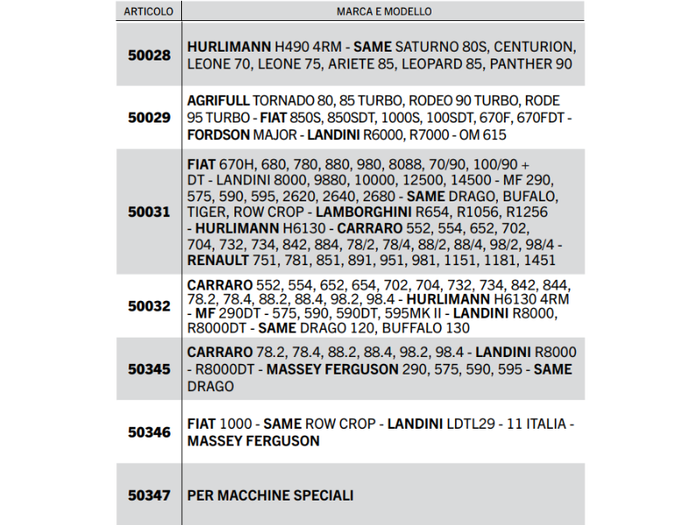 Braccio terzo punto meccanico C2 filetto M30x3 completo - 50028