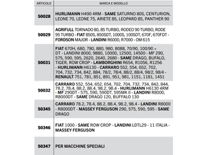 Braccio terzo punto meccanico C2 filetto M30x3 completo - 50346
