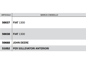 Braccio terzo punto meccanico C2 e C3 filetto M40x3 completo - 50038