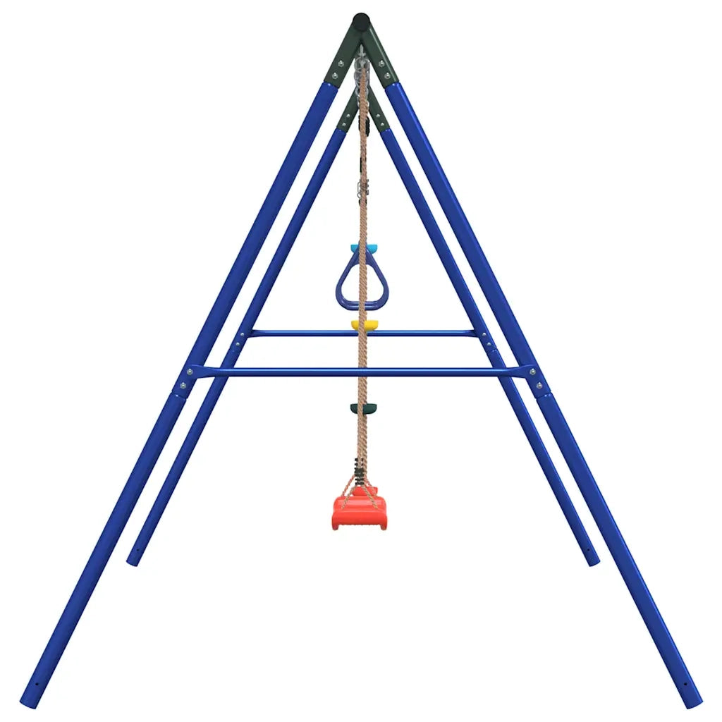 Set Gioco da Esterno con Altalena Trapezio e Altalena a Disco