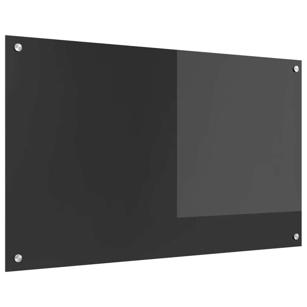 Schienale da cucina Grigio scuro 100 x 60 cm vetro temperato CFW8860078