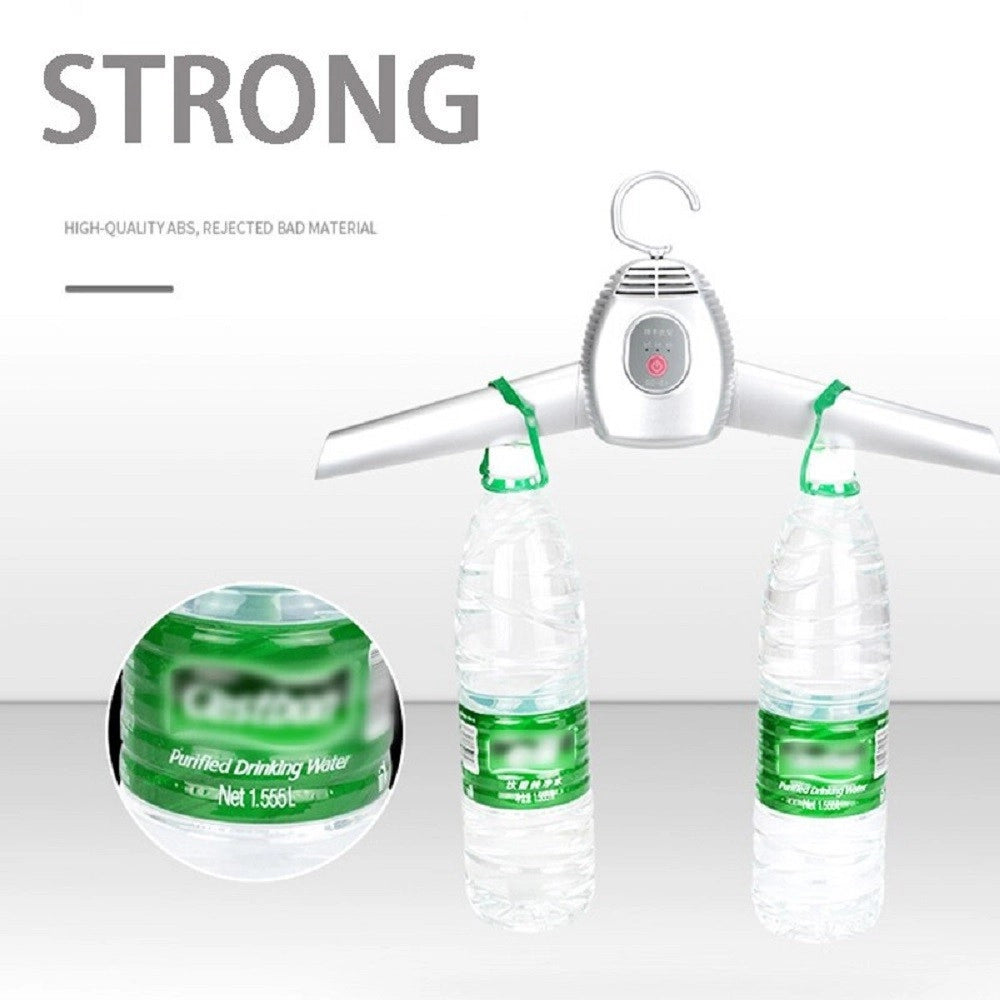 Trade Shop - Stendibiancheria Elettrico Portatile Asciugatrice Appendiabiti Rimovibile Casa -