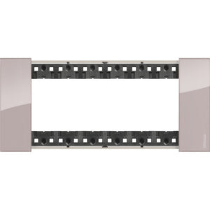 Placca Bticino Living Now 6 moduli colore Aura KA4806DM