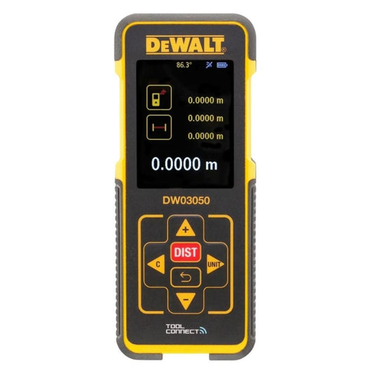 Misuratore di distanze DeWalt 50 metri raggio rosso TOOL CONNECT - DW03050-XJ