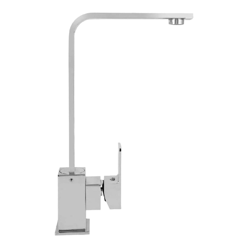 Rubinetto miscelatore bagno o cucina squadrato