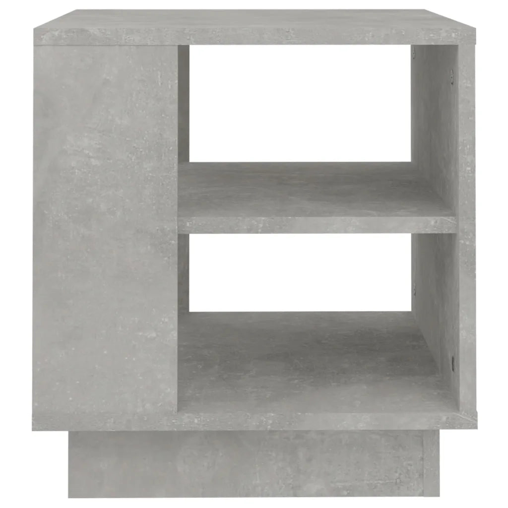 Tavolino Salotto Grigio Cemento 40x40x43 cm Legno Multistrato cod mxl 62596