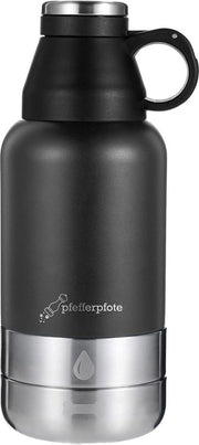 Drinko per cani in viaggio con borsa, 1 litro di flacone termico, BPA-free, drinko per cani per viaggi e campeggi