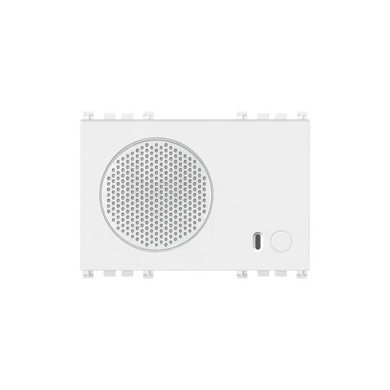 19496.B By-Alarm Sirena da Interno Bianco Arkè