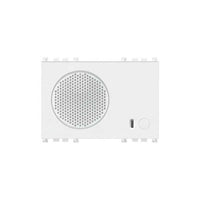 19496.B By-Alarm Sirena da Interno Bianco Arkè