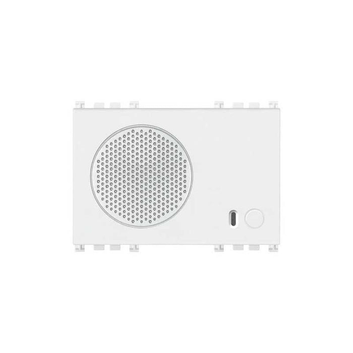 19496.B By-Alarm Sirena da Interno Bianco Arkè