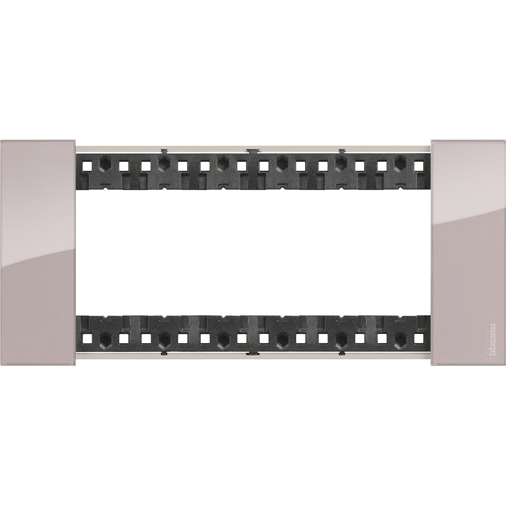 Placca Bticino Living Now 6 moduli colore Aura KA4806DM