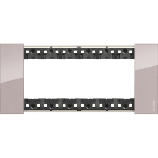 Placca Bticino Living Now 6 moduli colore Aura KA4806DM