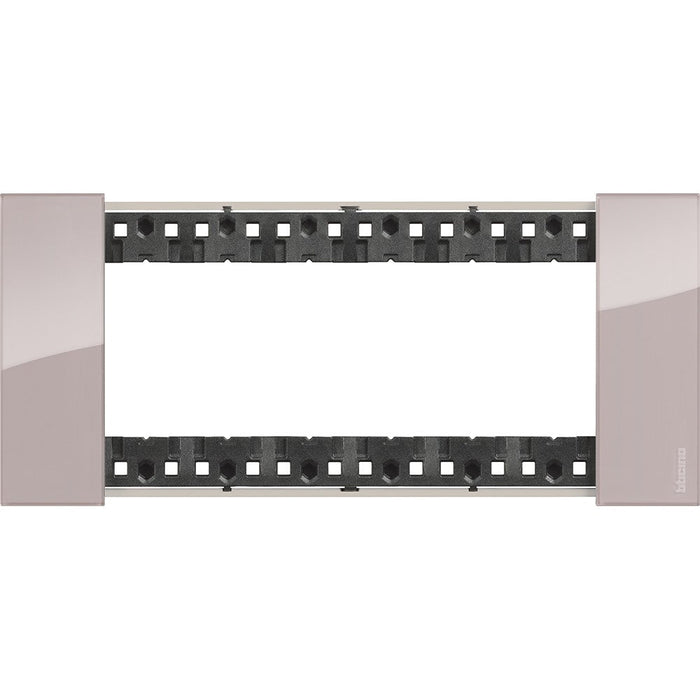 Placca Bticino Living Now 6 moduli colore Aura KA4806DM