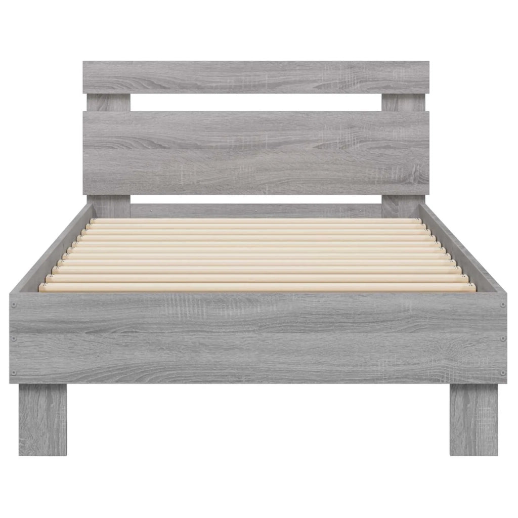 Struttura del letto Sonoma grigio Legno ingegnerizzato 8008995