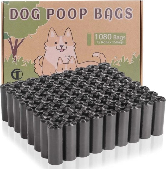 Sacchetti per escrementi canini 1080 Stuks - Sacchetti per escrementi canini extra spessi e duraturi - 100% sicuri e facili da portare - Adatti a tutti i cani