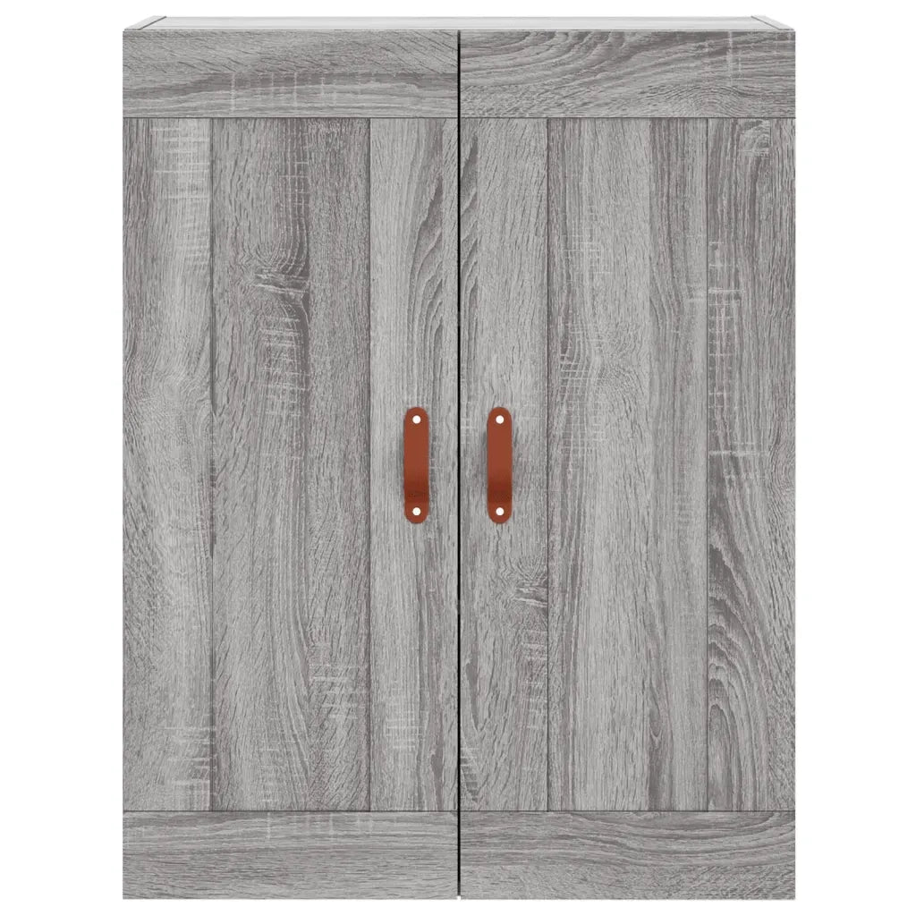 Credenza Grigio Sonoma 69,5x34x180 cm in Legno Multistrato 3199919