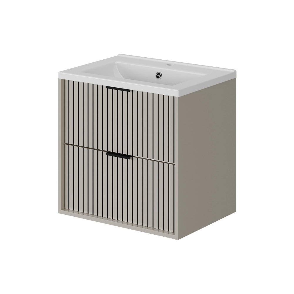 Vicco Set di mobili da bagno Cachemire 60 x 57 cm con lavabo