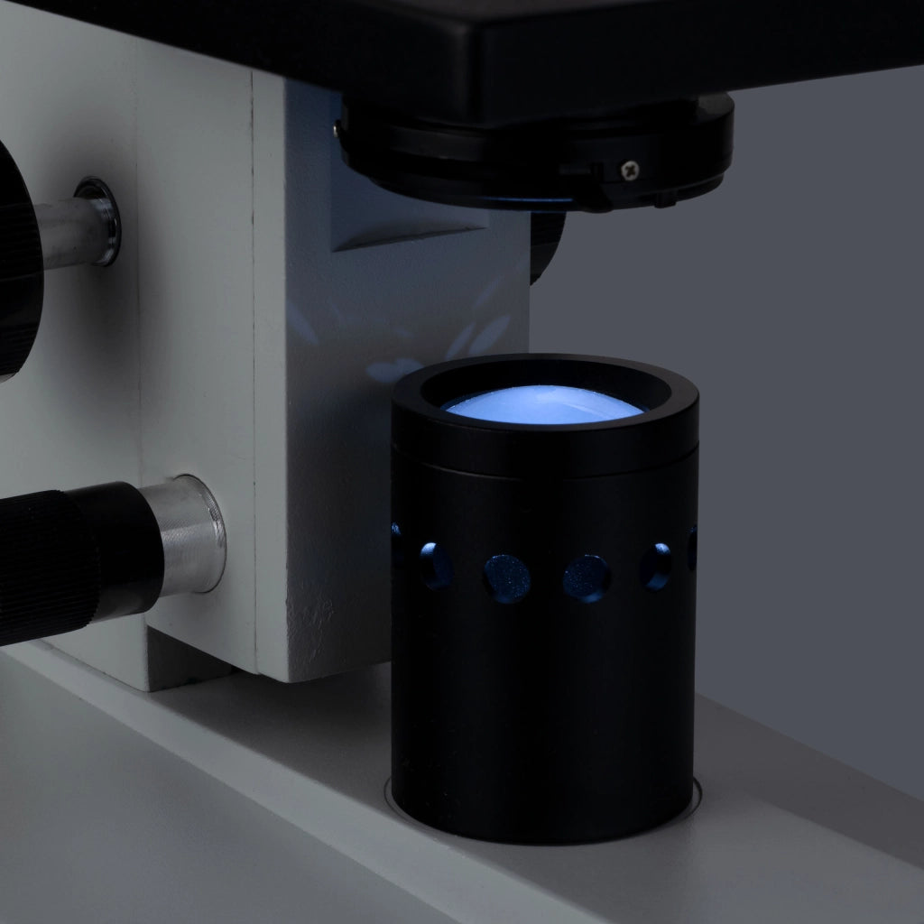Mikroscopio Biologico Uran Pro MBUP – Testa Monoculare Inclinata 45° | Ottica di Alta Qualità, LED