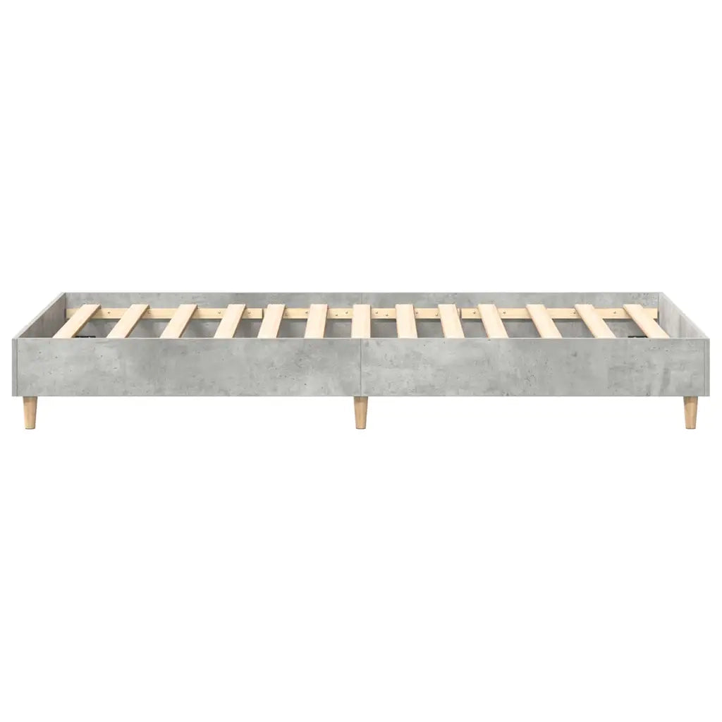 Struttura del letto Grigio cemento 203 x 93 x 25 cm 861051