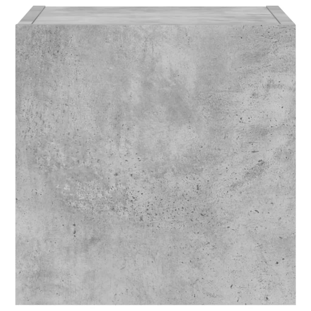 Mobile TV multimediale mensola TV credenza TV mobile TV da parete per sala da pranzo soggiorno camera da letto con luci LED 30,5 x 35 x 30 cm grigio 02_0027872