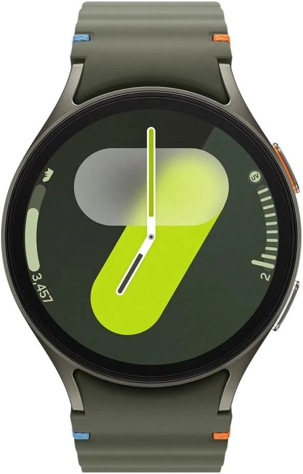SMARTWATCH SAMSUNG GALAXY WATCH 7 44 MM SM L310 BLUETOOTH WIFI 1.5" SUPER AMOLED 32 GB CASSA GREEN / CINTURINO SPORT BAND DARK GRAY (Ricondizionato)