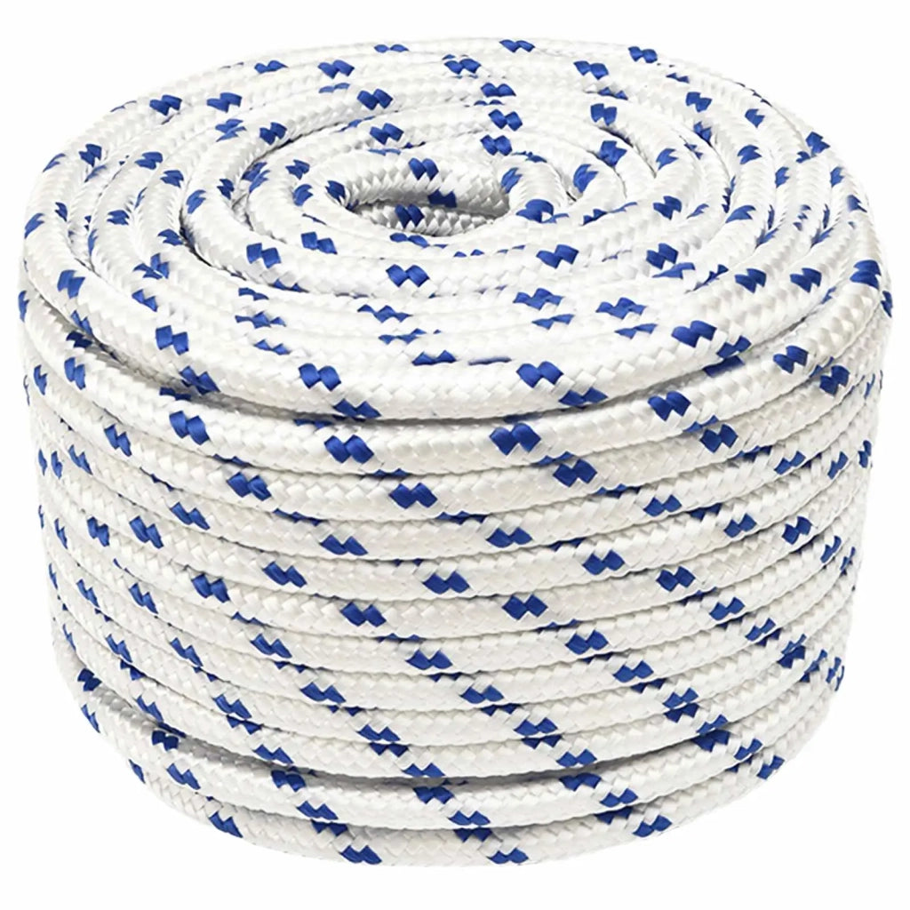 Corda multiuso 14 mm 100 m Bianco e Blu PP 3473138